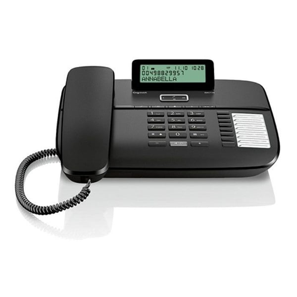Gigaset DA710 Corded Phone With Digital Display Black Gigaset DA710 Corded Phone With Digital Display Black
