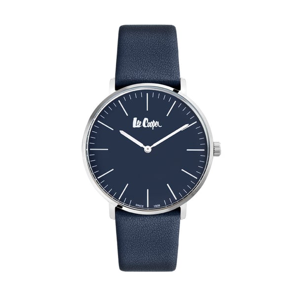 Lee Cooper, LC06951.399, Mens Analog Watch, Navy Blue Dial Blue Leather Strap Lee Cooper, LC06951.399, Mens Analog Watch, Navy Blue Dial Blue Leather Strap
