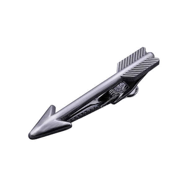 Soko Mesh Tie Clip Lapel Pin Gunmetal For Men