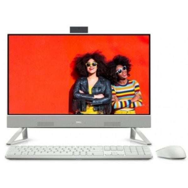 Dell Inspiron 24 AIO (2022) Desktop - 12th Gen / Intel Core i5-1235U / 23.8inch FHD / 8GB RAM / 1TB HDD + 256GB SSD / 2GB NVIDIA GeForce MX550 Graphics / Windows 11 Home / English & Arabic Keyboard / White / Middle East Version - [5410-INS-1305-AIO]
