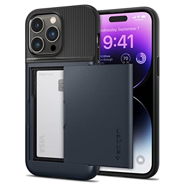 Spigen Slim Armor CS designed for iPhone 14 Pro case cover (2022) - Metal Slate Spigen Slim Armor CS designed for iPhone 14 Pro case cover (2022) - Metal Slate