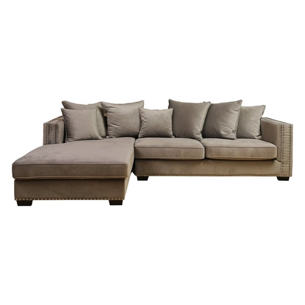 Pan Emirates Roxanne Corner Sofa Set (LHF) Grey