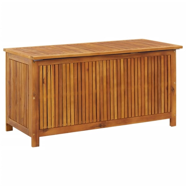Vidaxl Garden Storage Box 113x50x58 Cm Solid Acacia Wood Vidaxl Garden Storage Box 113x50x58 Cm Solid Acacia Wood