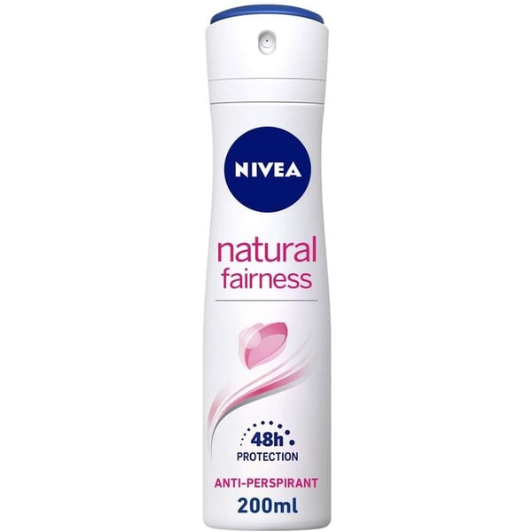 Nivea Natural Fairness Deodorant Spray For Women 200ml