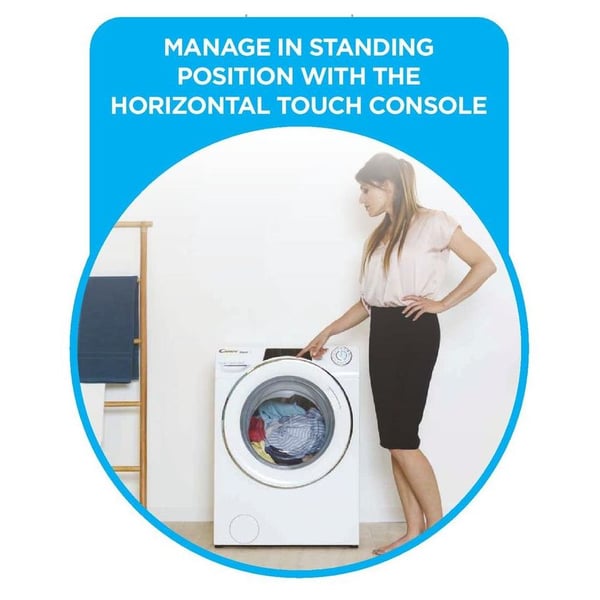 Candy Front Load Washer 9 kg RO1496DWHC7/1-19 Candy Front Load Washer 9 kg RO1496DWHC7/1-19