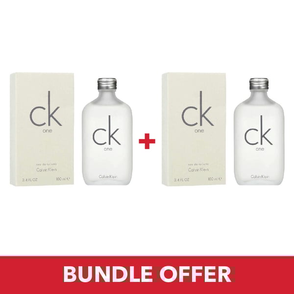 Calvin Klein Calvin Klein EDT Unisex 100mlx2 Bundle Offer Calvin Klein Calvin Klein EDT Unisex 100mlx2 Bundle Offer