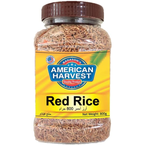 Buy American Harvest Aromatic Whole Grain Red Rice Jar, 800 gm Online ...
