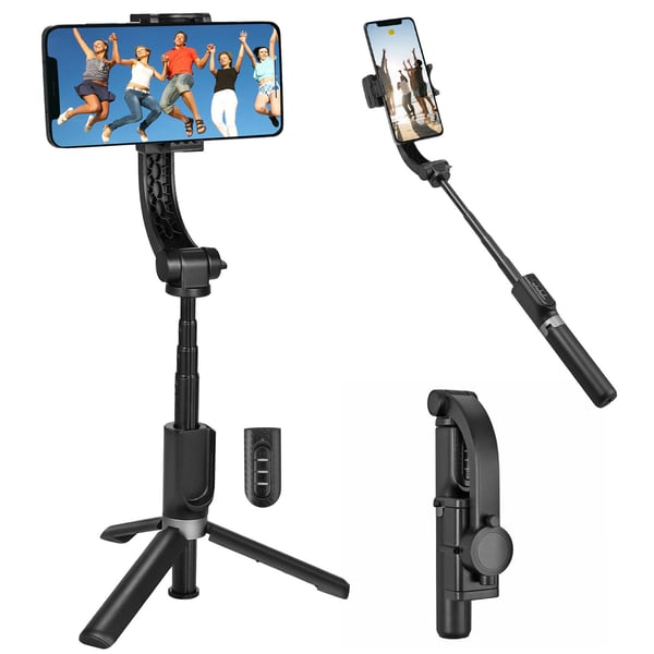 Baseus 2200mah 3Axis Handheld Gimbal Stabilizer Outdoor Bluetooth Selfie Stick With Focus Pull&Zoom