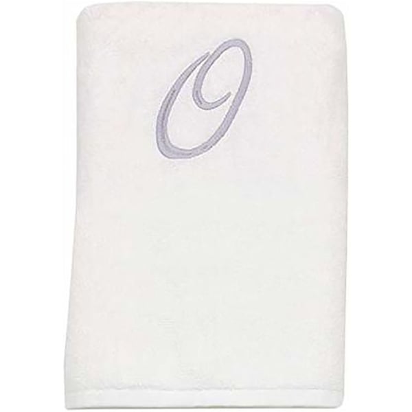 Personalized For You Cotton White O Embroidery Bath Towel 70*140 cm