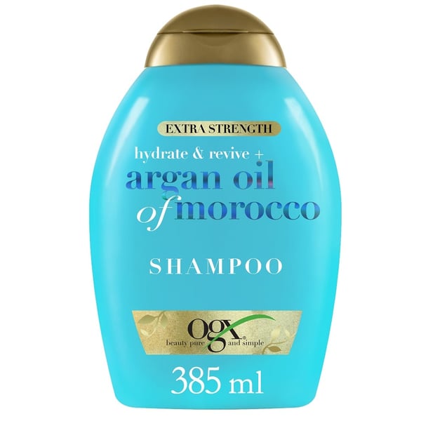 OGX Shampoo Extra Strength Hydrate & Revive + Argan Oil Of Morocco 385ml OGX Shampoo Extra Strength Hydrate & Revive + Argan Oil Of Morocco 385ml