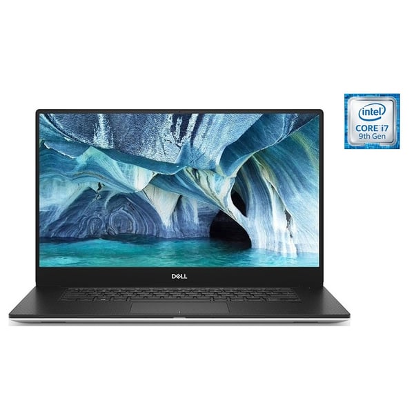 Dell XPS 15 Laptop - Core i7 2.6GHz 16GB 1TB 4GB Win10 15.6inch UHD Silver English/Arabic Keyboard