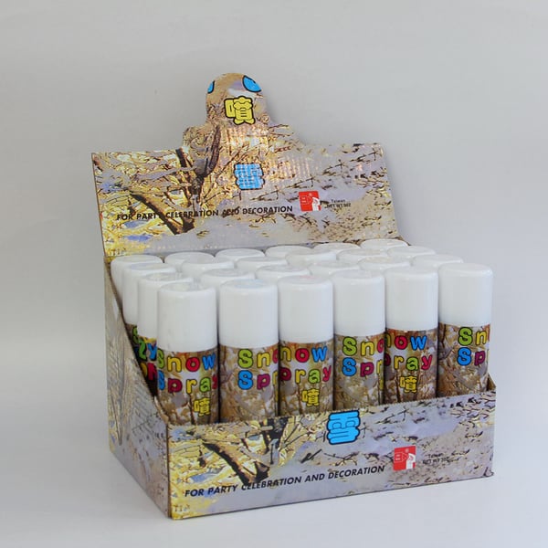 Lavish White Snow Decorative Party Spray Box Of 24