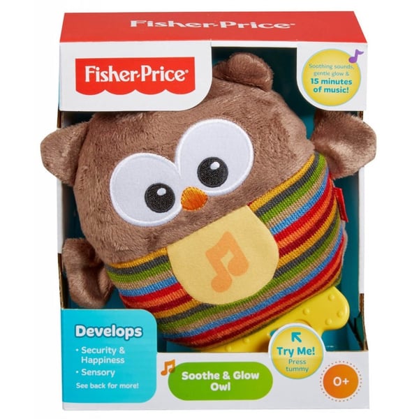 Fisher-Price Soothe and Glow Owl Brown