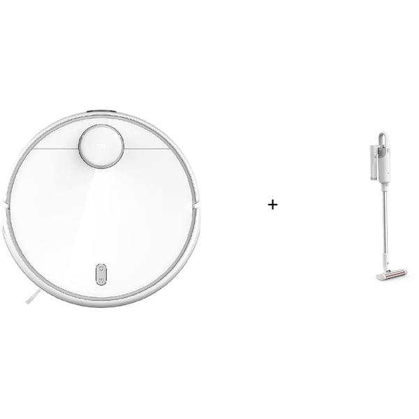 Xiaomi Mi Mop 2 Pro Robot Vacuum Cleaner White BHR5205EN + Mi Vacuum Cleaner Light BHR5312EN