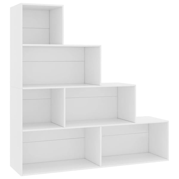 Vidaxl Book Cabinet/room Divider White 155x24x160 Cm Engineered Wood