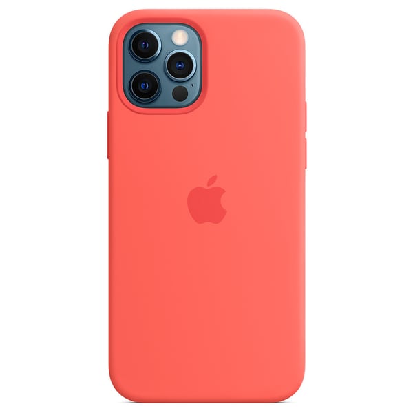 Apple iPhone 12 | 12 Pro Silicone Case with MagSafe - Pink Citrus Apple iPhone 12 | 12 Pro Silicone Case with MagSafe - Pink Citrus