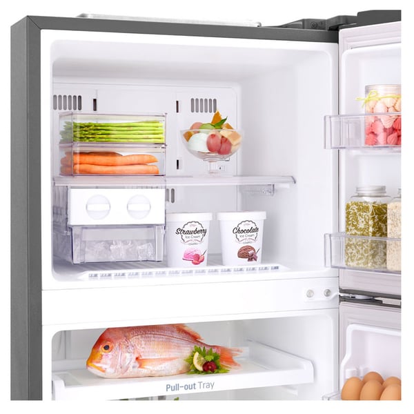 LG Top Mount Refrigerator 335 Litres GRC402RLCN, Linear Cooling, DoorCooling+, Moist Balance Crisper™