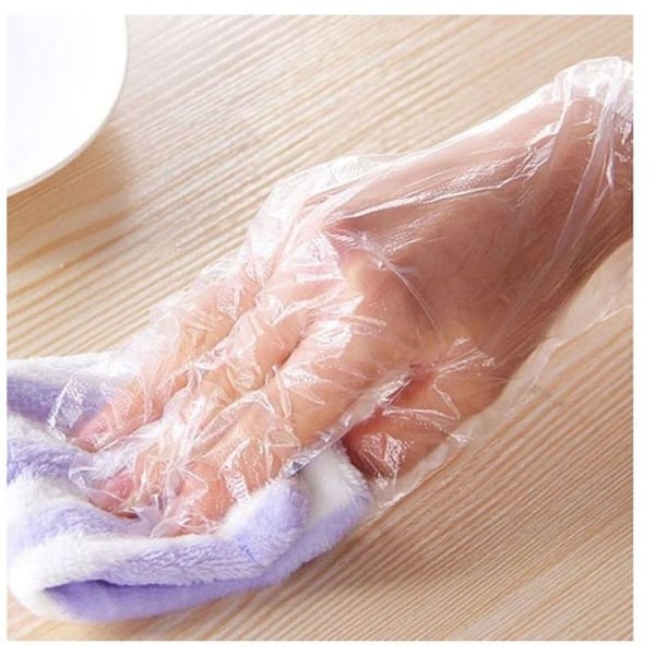 Tranparent Disposable Gloves 100pcs