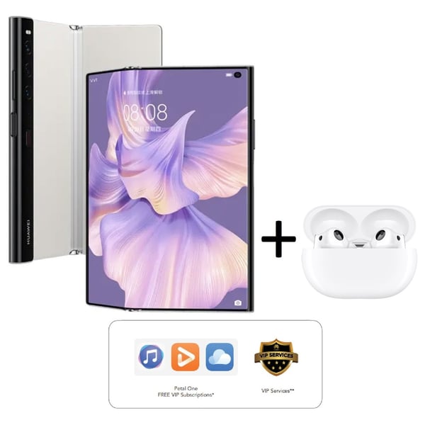 Huawei Mate Xs 2 512GB White 4G Dual Sim Smartphone + Huawei FreeBuds Pro 2 Ceramic White Huawei Mate Xs 2 512GB White 4G Dual Sim Smartphone + Huawei FreeBuds Pro 2 Ceramic White