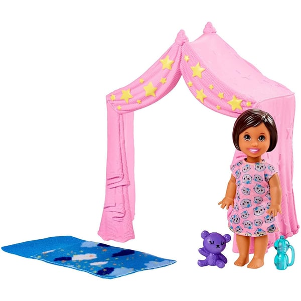 Barbie Skipper Babysitters Tent Playset Doll FXG94
