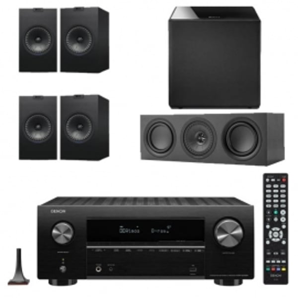 Denon Avr -2700h Av Amplifier Kef Q150 Av 5.1 Speaker Pack Black
