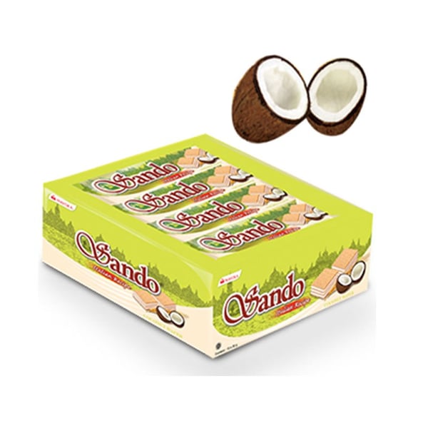 Sando Wafer Coconut Flavour 32g X 24 Pieces Sando Wafer Coconut Flavour 32g X 24 Pieces