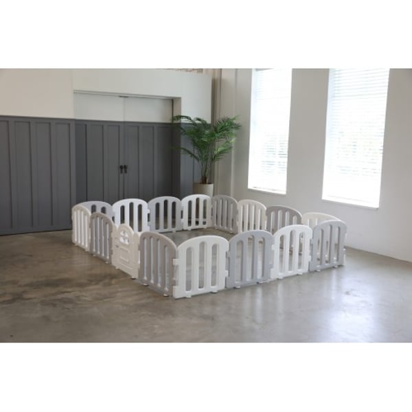 iFam First Baby Room 200*280 White & Light Grey 14EA