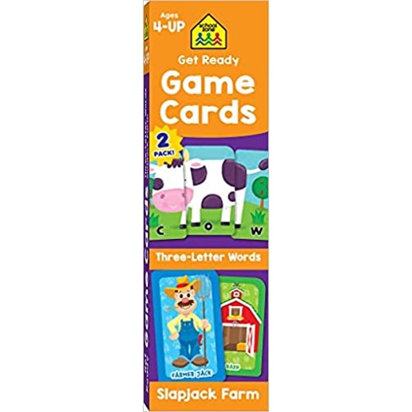 Three-Letter Words & Slapjack Farm 2-Pk GC's Ages 6-Up Three-Letter Words & Slapjack Farm 2-Pk GC's Ages 6-Up