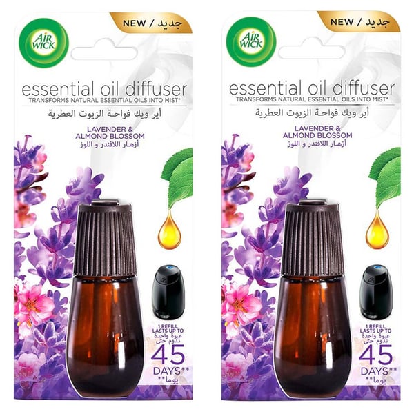 Buy Airwick Air Freshner Essential Oil Diffuser Refill Lavender Almond