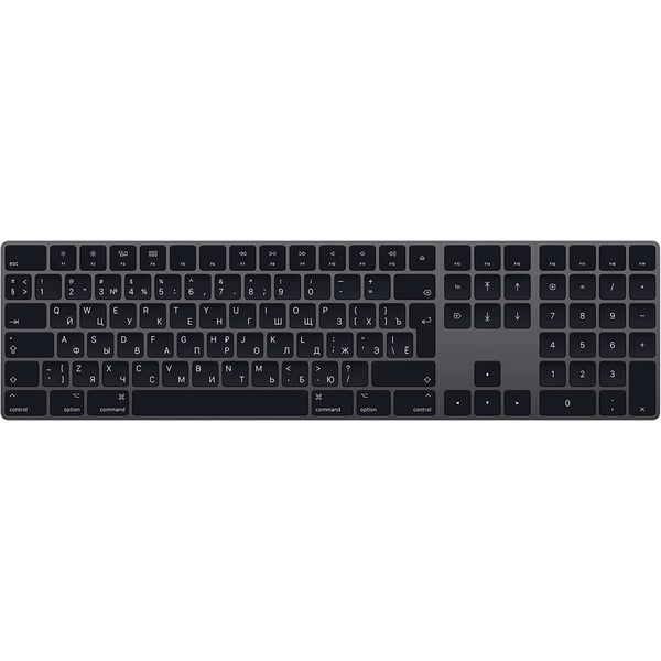 Apple Magic Keyboard With Numeric Keypad (Russian) Space Gray (MRMH2RS/A)