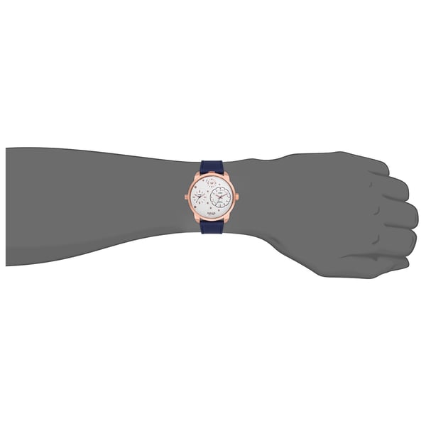 Omax Triple Time Series Blue Leather Analog Watch For Men TT01R64I Omax Triple Time Series Blue Leather Analog Watch For Men TT01R64I