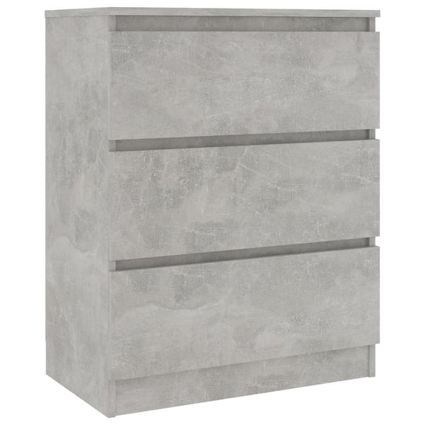 Vidaxl Sideboard Concrete Grey 60x35x76 Cm Engineered Wood