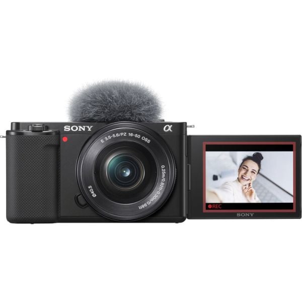 Sony ILCEZV-E10LB Mirrorless Camera With 16-50mm Lens