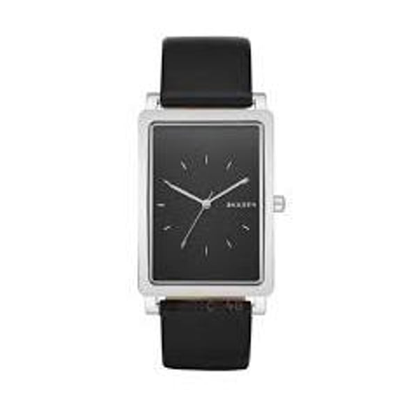Skagen Hagen Black Leather Men Watch SKW6287