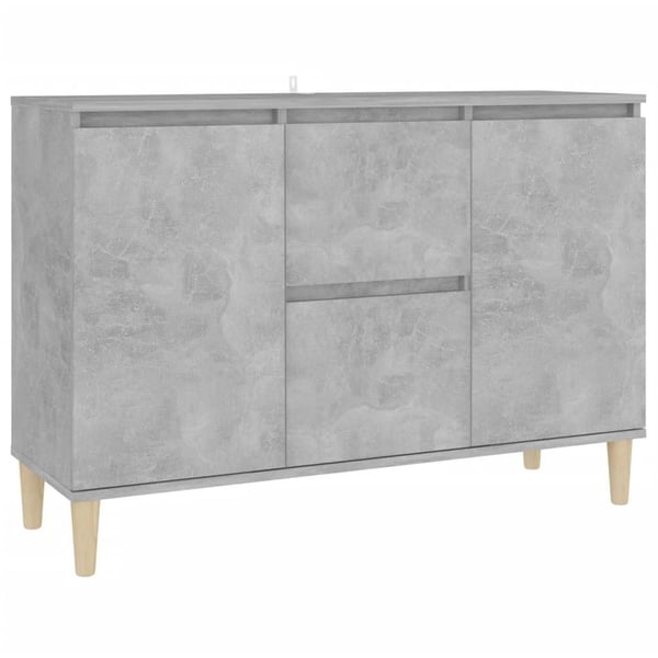 Vidaxl Sideboard Concrete Grey 103.5x35x70 Cm Chipboard