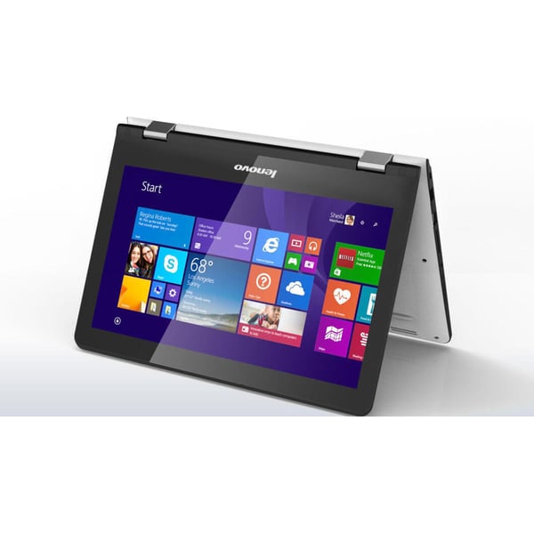 Lenovo Yoga 300-11IBR Laptop - Celeron 1.6GHz 4GB 500GB Shared Win10 11.6inch HD White