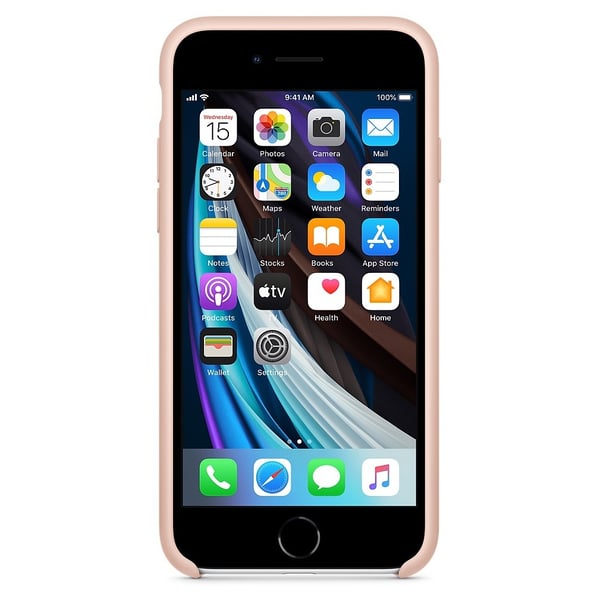 Apple Silicone Case Pink Sand For iPhone SE Apple Silicone Case Pink Sand For iPhone SE