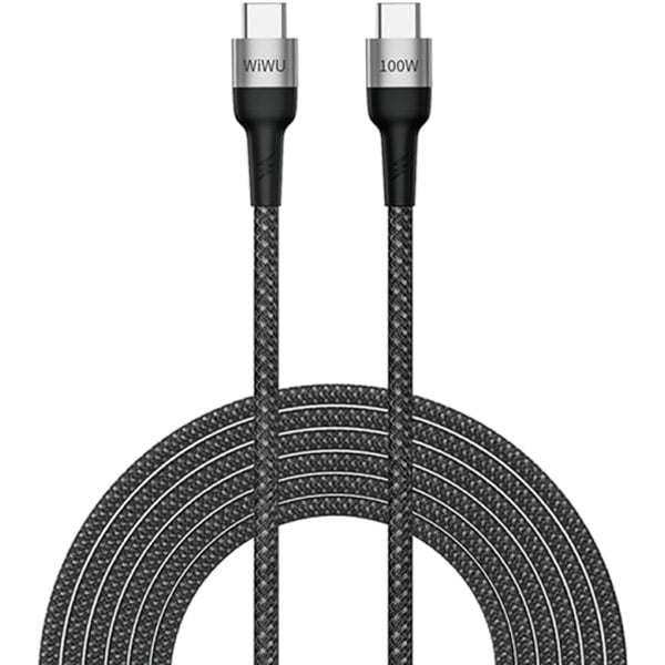 Wiwu USB-C To USB-C Cable 1.5m Black Wiwu USB-C To USB-C Cable 1.5m Black