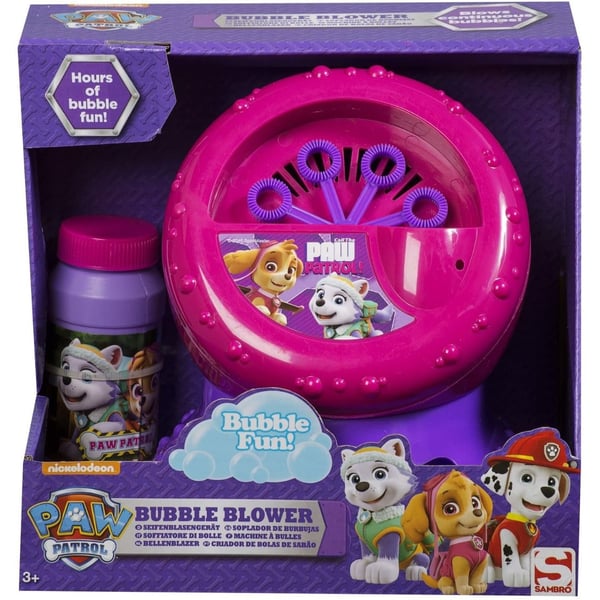 paw patrol marshall bubble blower
