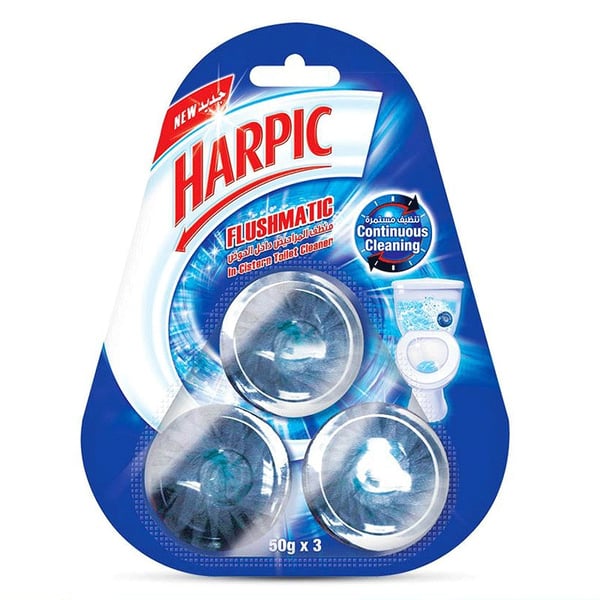 Harpic Flushmatic Toilet Cleaner 50g Pack Of 3 Harpic Flushmatic Toilet Cleaner 50g Pack Of 3