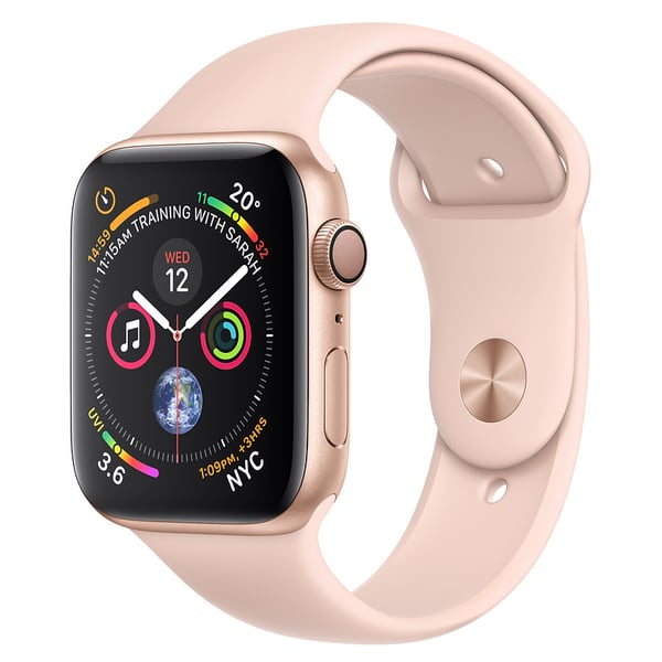 Apple watch series 6 gps gold aluminium case with pink sand sport band on sale