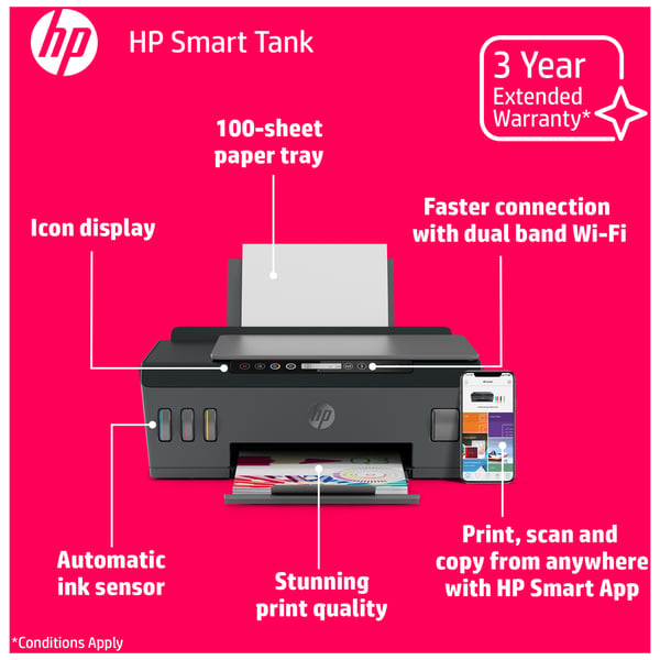 HP Smart Tank 519 3YW73A All-in-One Ink Tank Printer
