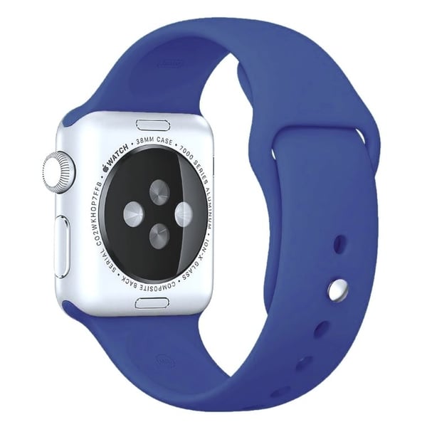 BeHello Premium Silicone Strap 42/44mm For Apple Watch Blue BeHello Premium Silicone Strap 42/44mm For Apple Watch Blue