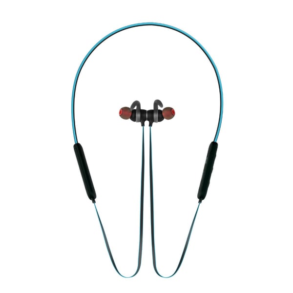 Promate Bluetooth Headset With Mic, HD Sound and Magnetic Neckband Earphones, Spicy-1 Blue