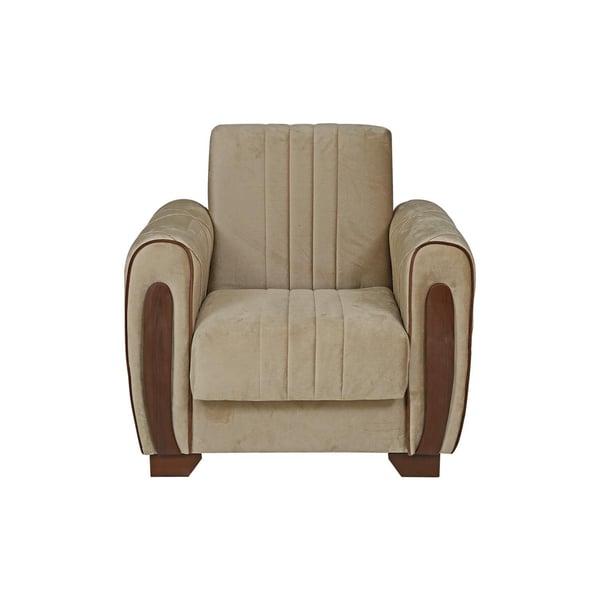 Pan Emirates Merione Single Seater Sofa Bed With Storage Light Brown Pan Emirates Merione Single Seater Sofa Bed With Storage Light Brown