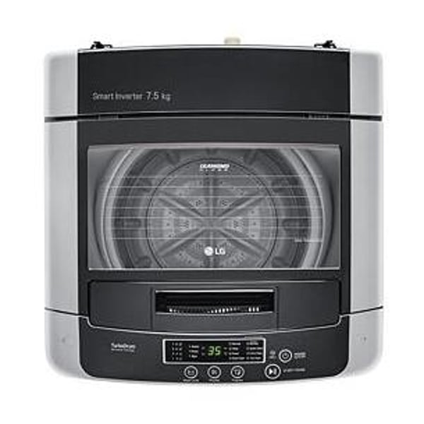 LG Top Load Fully Automatic Washer 7.5 kg T9585NDKVH, Smart Inverter, Smart Motion, TurboDrum LG Top Load Fully Automatic Washer 7.5 kg T9585NDKVH, Smart Inverter, Smart Motion, TurboDrum