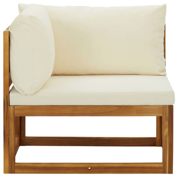 Vidaxl Sectional Corner Sofas 2 Pcs With Cushions Cream White Vidaxl Sectional Corner Sofas 2 Pcs With Cushions Cream White