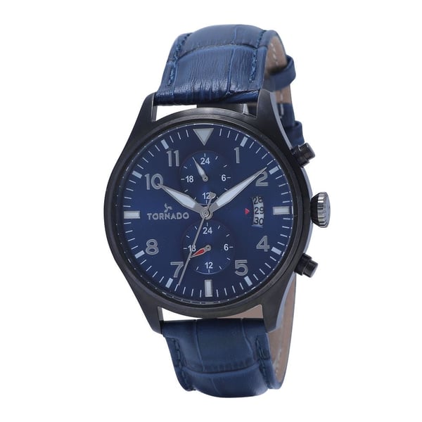 Tornado Blue Leather Men Watch T9107-XLLL Tornado Blue Leather Men Watch T9107-XLLL