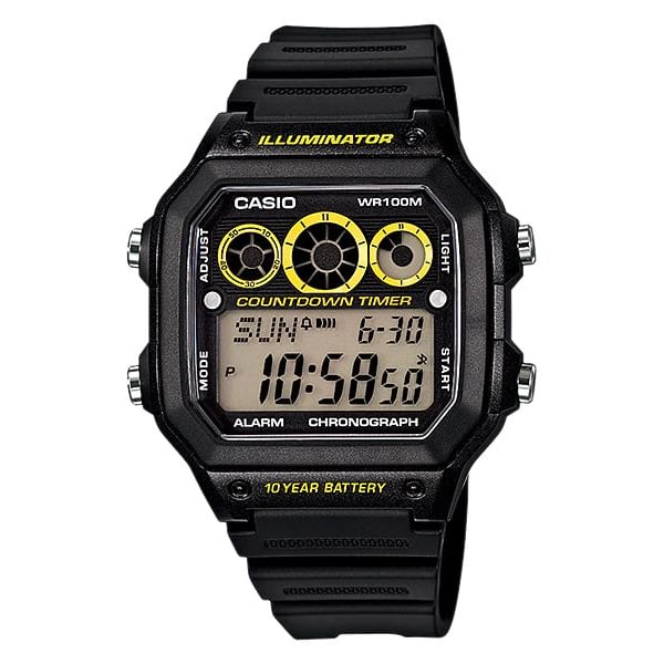 Casio Youth Black Resin Kids Watch AE-1300WH-1AVDF Casio Youth Black Resin Kids Watch AE-1300WH-1AVDF