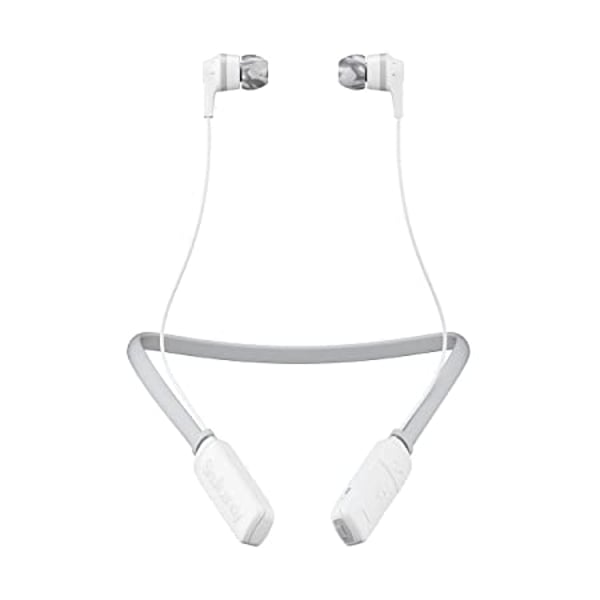 Skullcandy Ink'd Wireless Earbuds White Gray Skullcandy Ink'd Wireless Earbuds White Gray